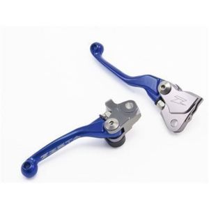 Set manete flexibile frană+ambreiaj Zeta Kawasaki KXF 19-> albastru